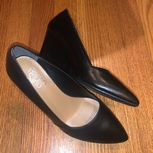 Franco Sarto Frankie wedge size 8 black